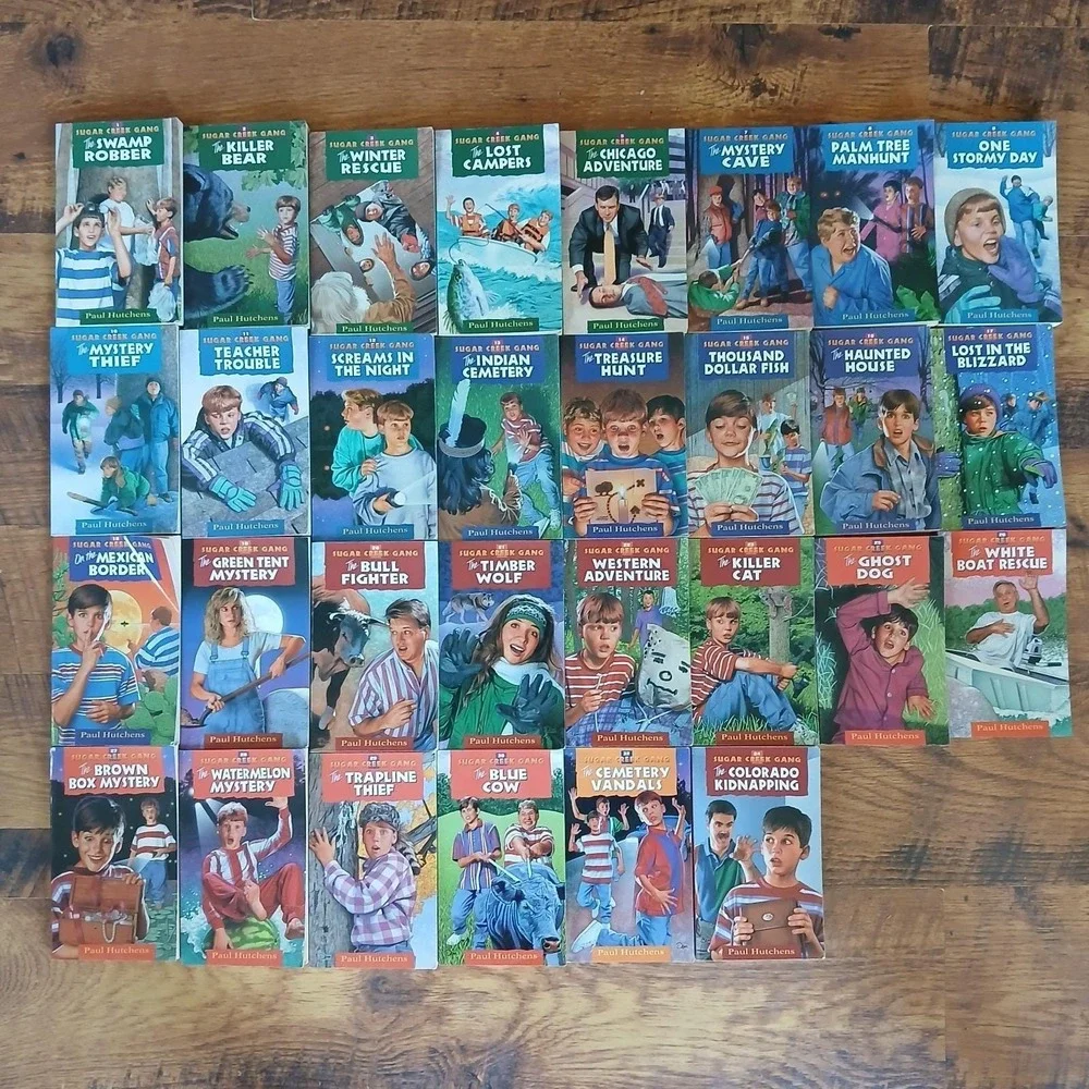 Sugar Creek Gang Books Lot 30 Hutchens Vtg PB Christian Mystery #1-5, 7-30, 32